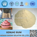 High viscosity and glucomanna konjac gum as food additive